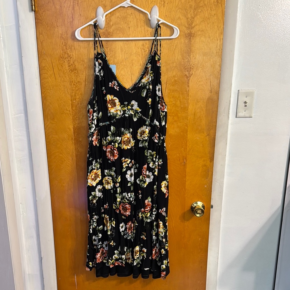 Torrid Floral Black SunDress